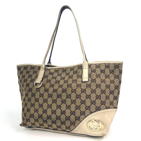 Gucci Handbags - Auth Gucci Gg Tote Bag #695G70